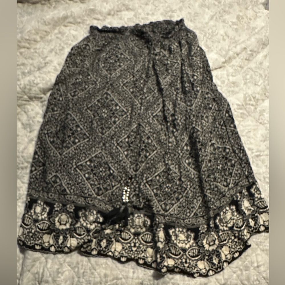 Soft Surroundings Boho Flowing Maxi Skirt